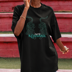 Camiseta Oversized Zayn Malik Konnakol Logo