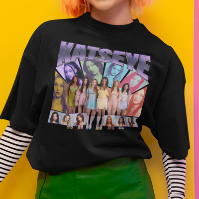 Camiseta Básica Katseye Collab Group