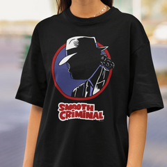 Camiseta Básica Michael Jackson Smooth Criminal Graphic