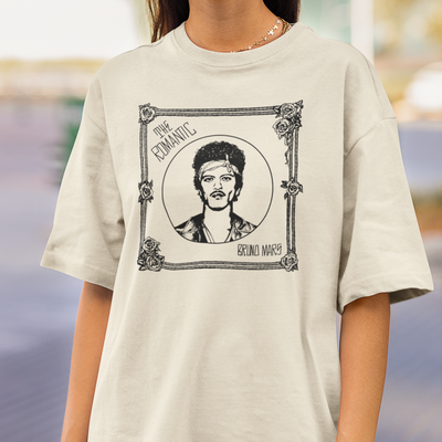 Camiseta Básica Bruno Mars The Romantic