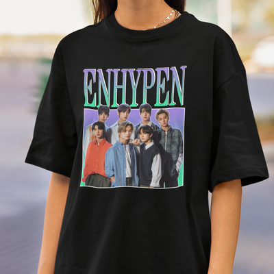 Camiseta Básica Enhypen 90'S Vintage