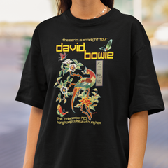 Camiseta Básica David Bowie The Serious Moonlight Hongkong Tour