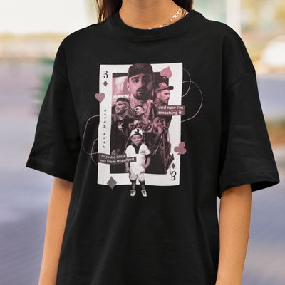 Camiseta Básica Zayn Malik Card