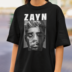 Camiseta Básica Zayn Malik Vintage Smoke