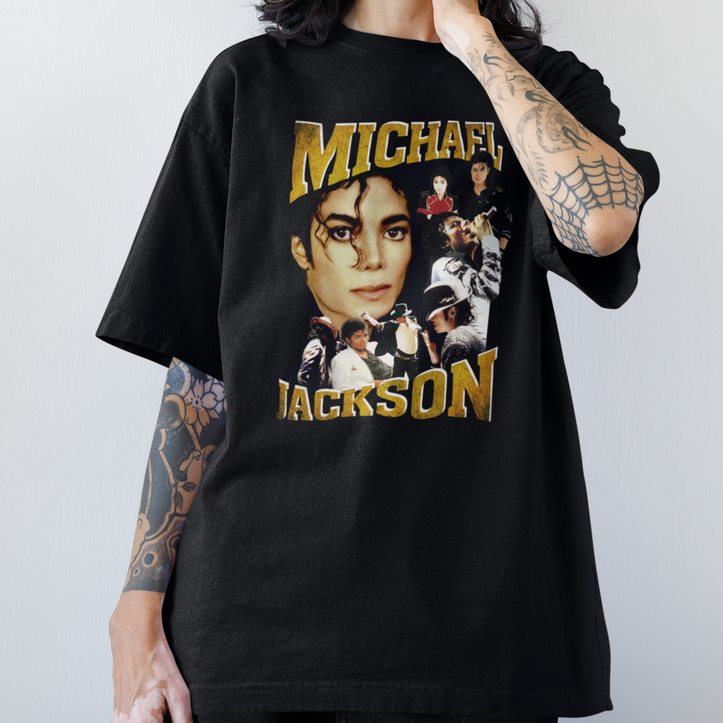 Camiseta Básica Michael Jackson King
