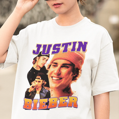 Camiseta Básica Justin Bieber 90's