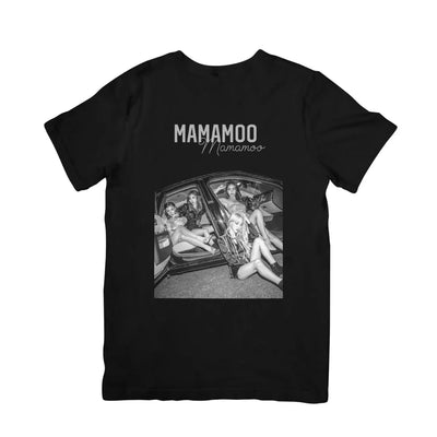 Camiseta Básica Mamamoo P&B - preto