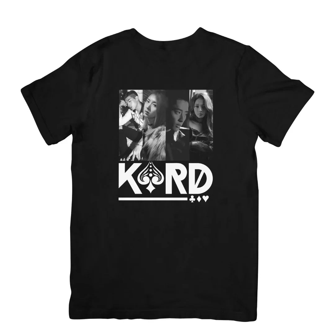 Camiseta Básica Kard P&B - preto