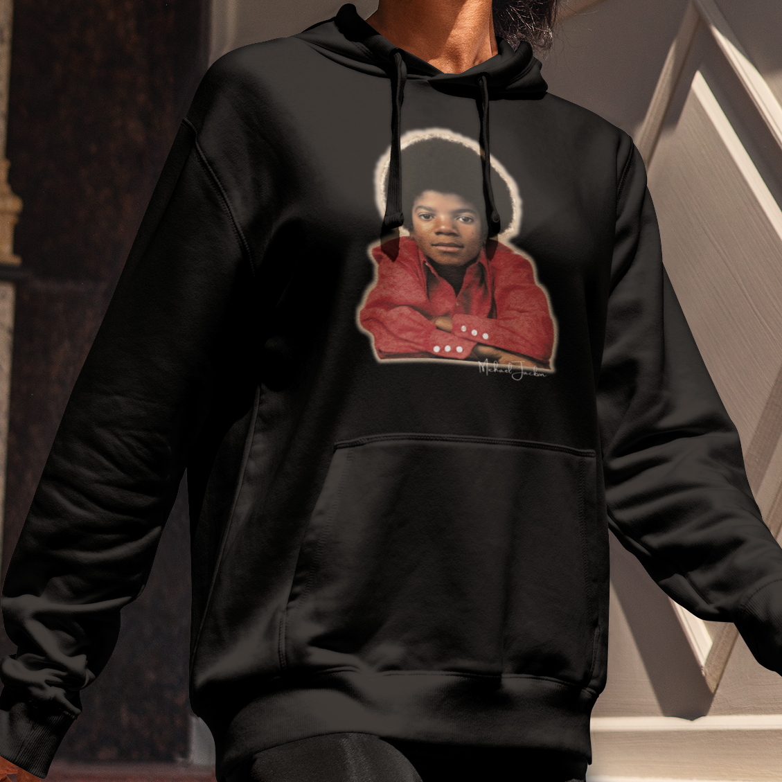 Moletom Canguru Michael Jackson Kid