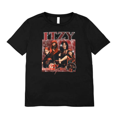 Camiseta Básica Itzy Red Graphic - preto