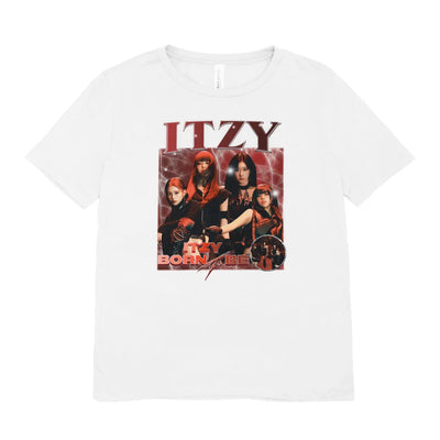 Camiseta Básica Itzy Red Graphic - branco