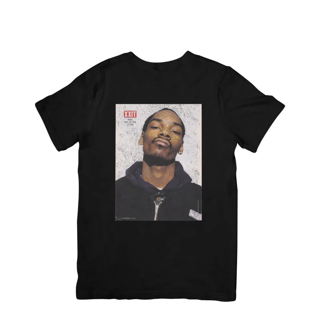 Camiseta Básica Snoop Dogg Retro Preto