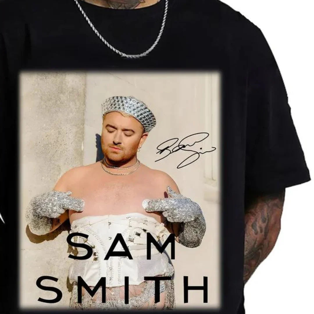 Camiseta Básica Sam Smith Retro