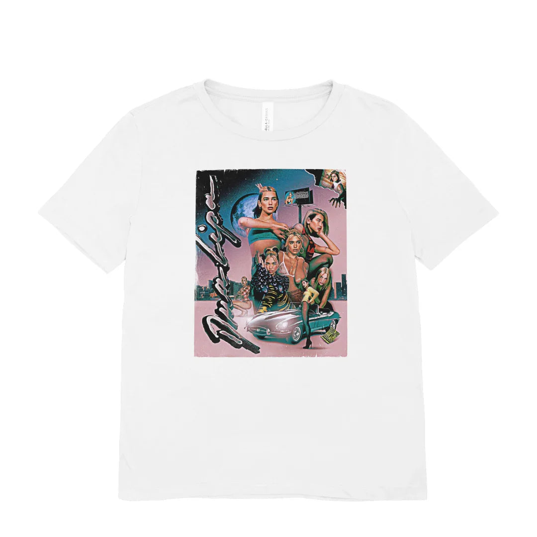 Camiseta Básica Dua Lipa Branco