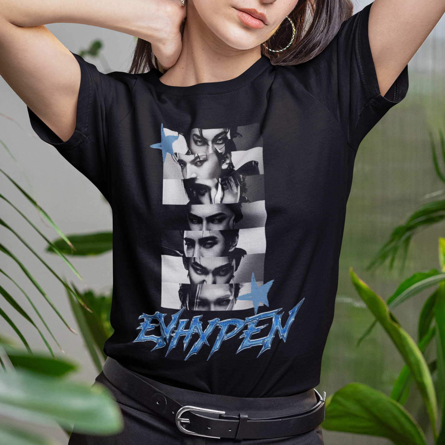 Camiseta Básica Enhypen Y2K