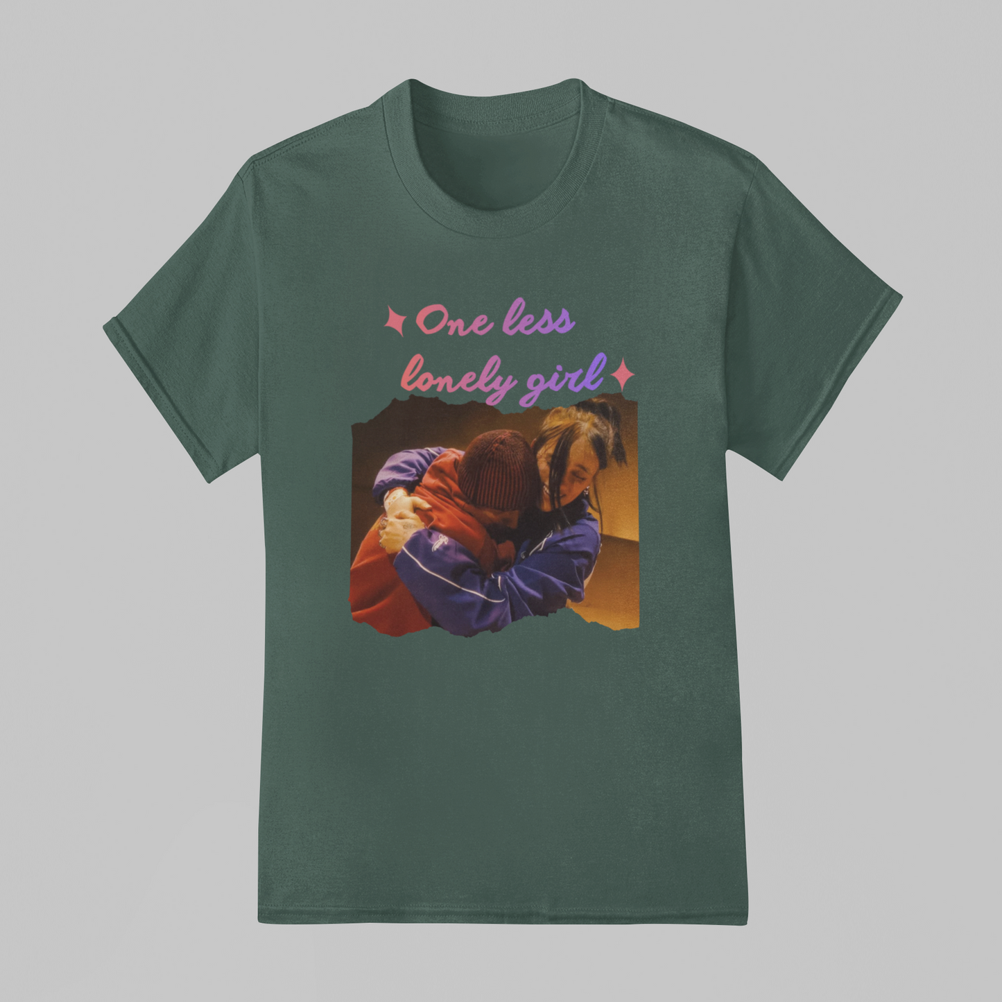 Camiseta Básica Justin Bieber One Less Lonely Girl Billie