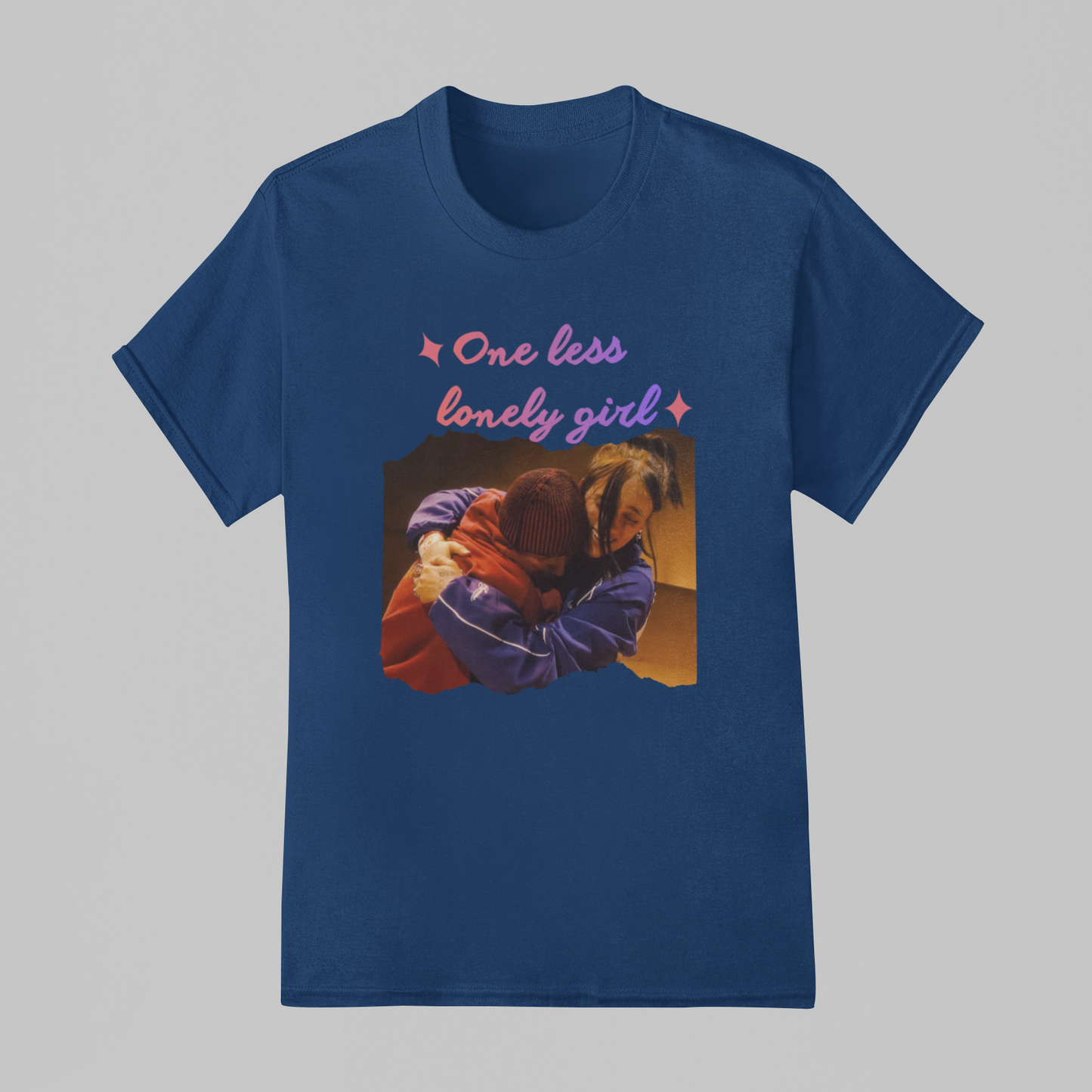 Camiseta Básica Justin Bieber One Less Lonely Girl Billie