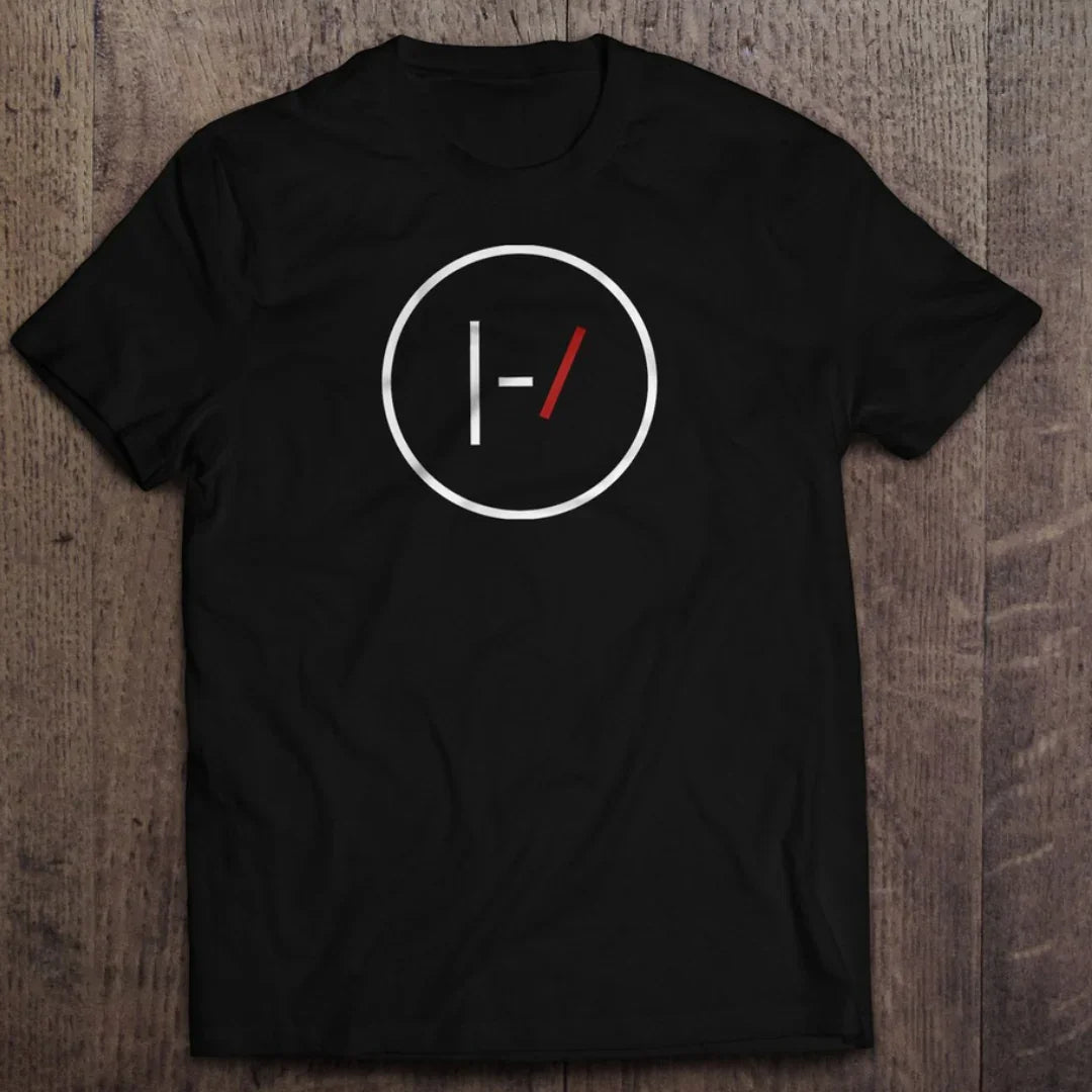 Camiseta Básica Twenty One Pilots Rock Preto