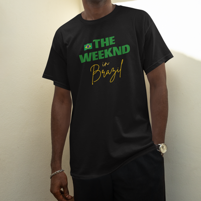 Camiseta Básica The Weeknd In Brazil Logo