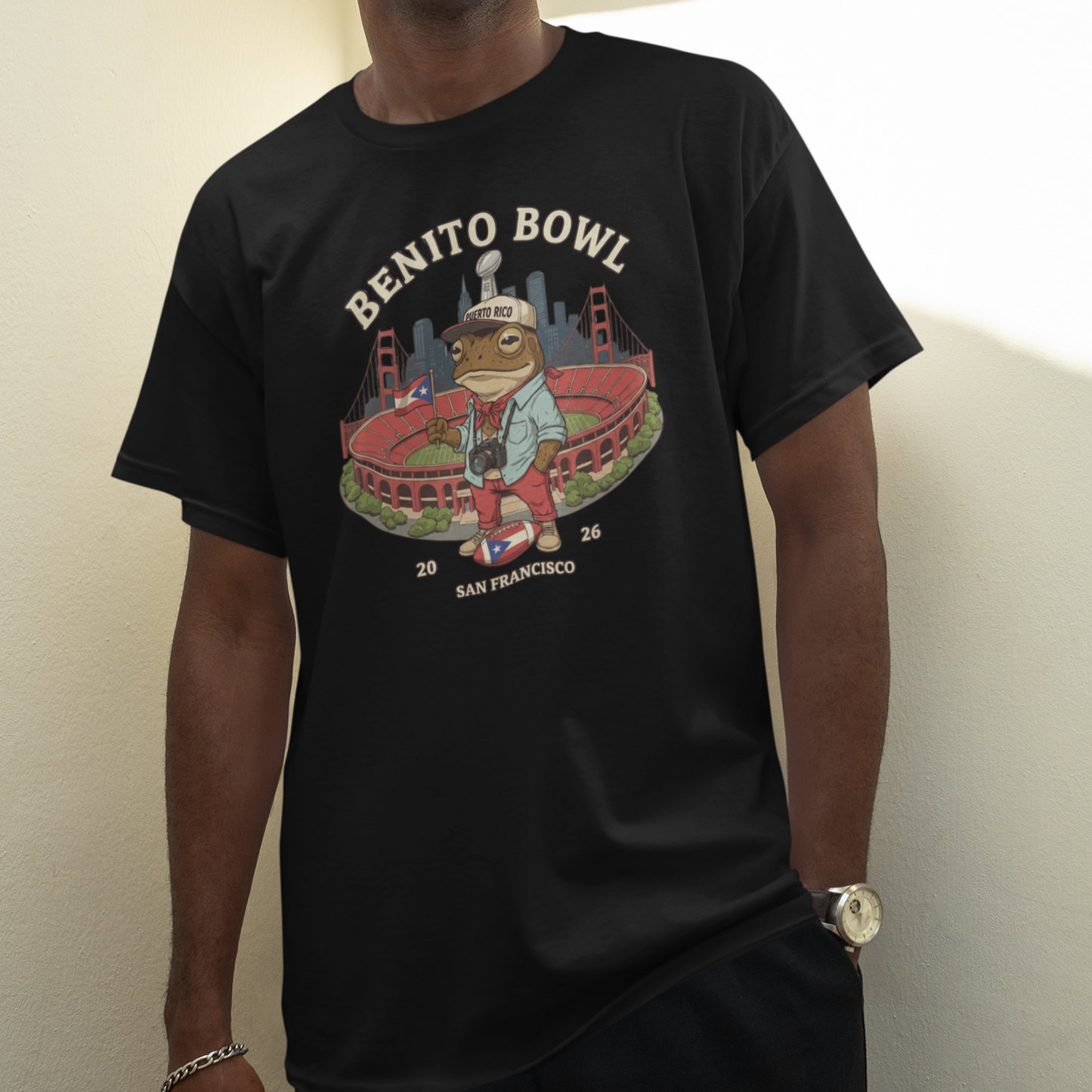Camiseta Básica Bad Bunny Benito Bowl