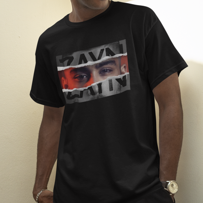 Camiseta Básica Zayn Malik Eyes Collage