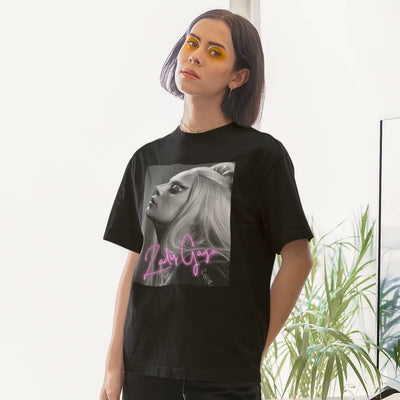Camiseta Básica Lady Gaga Vintage