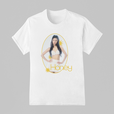 Camiseta Básica Katseye Sophia Honey