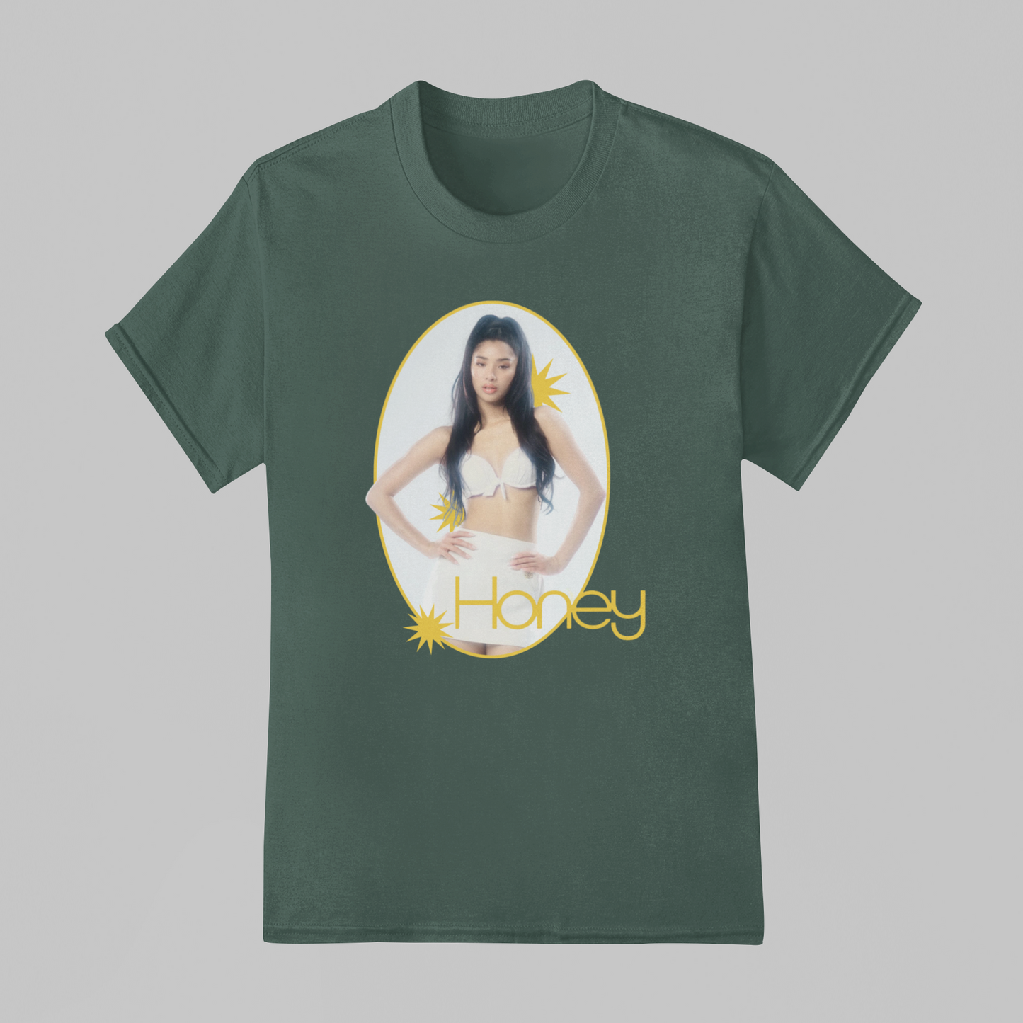 Camiseta Básica Katseye Sophia Honey