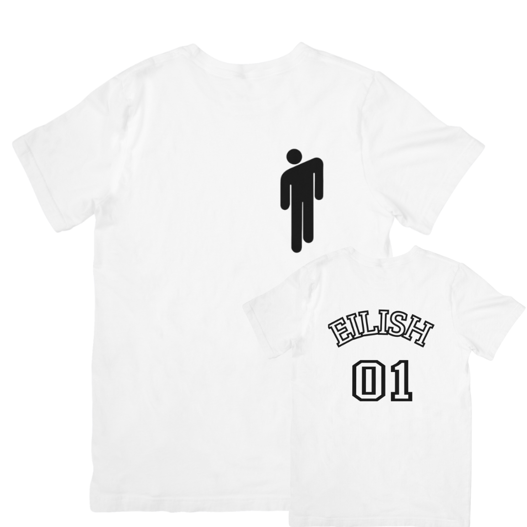 Camiseta Básica Billie Eilish Team Eilish - Branco