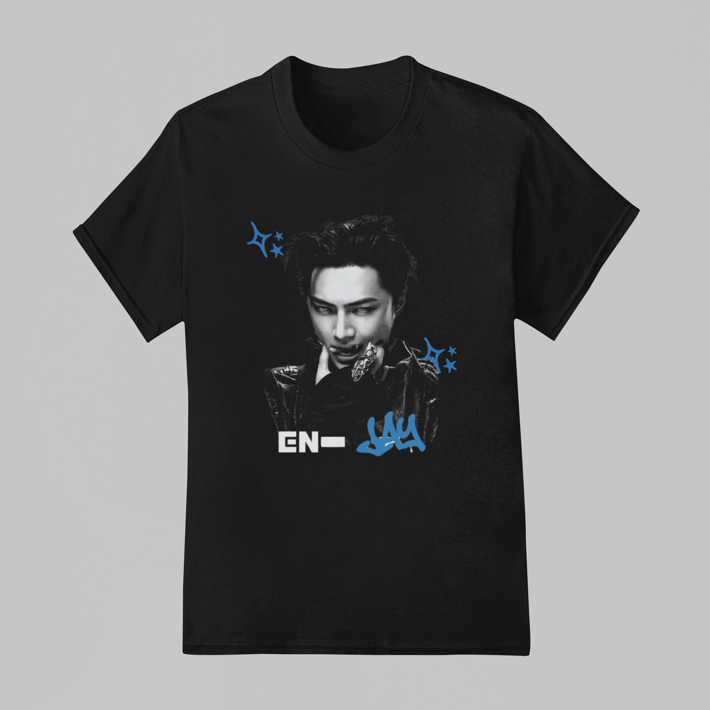 Camiseta Básica Enhypen Jay Halftone