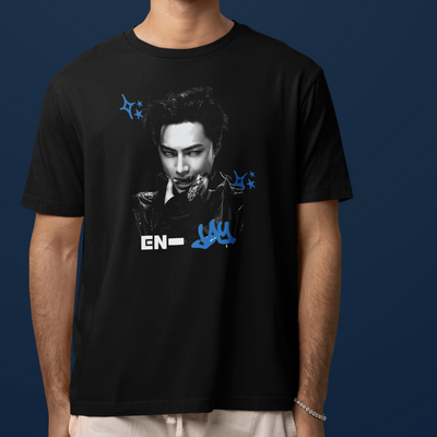 Camiseta Básica Enhypen Jay Halftone