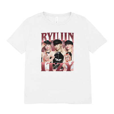 Camiseta Básica Itzy Ryujin Graphic - branco