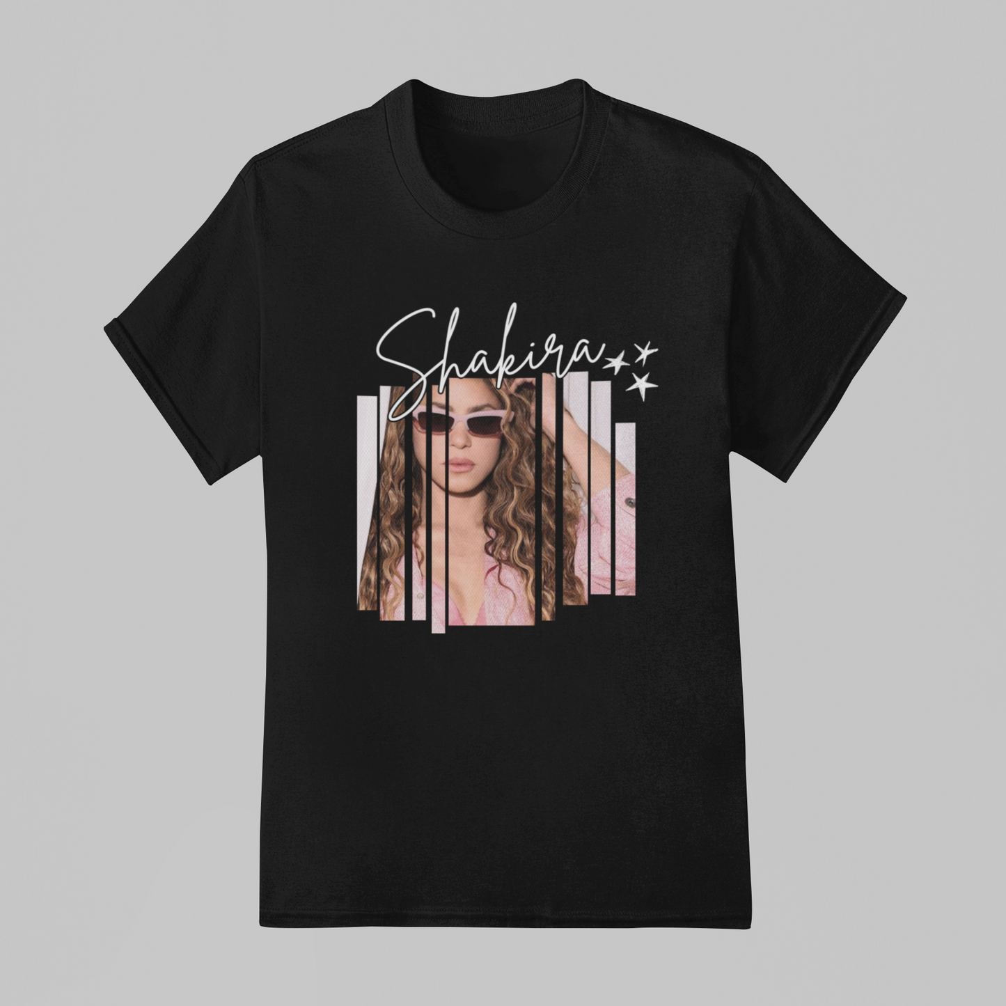 Camiseta Básica Shakira Star Latin