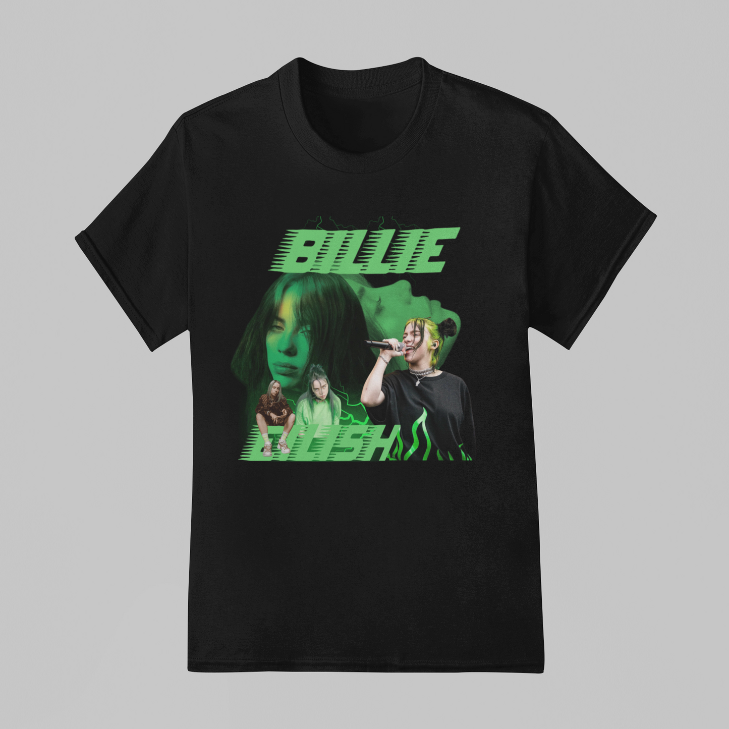 Camiseta Básica Billie Eilish Vintage