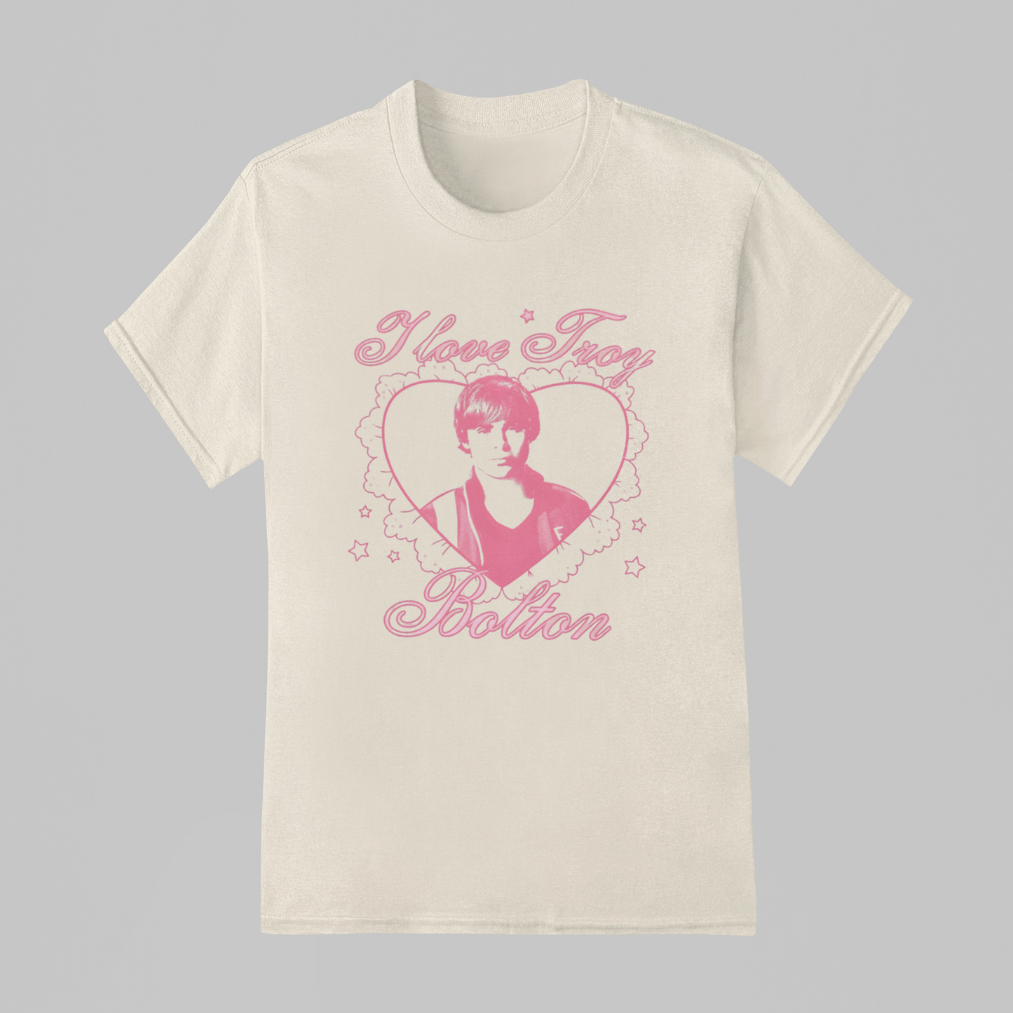 Camiseta Básica High School Musical I Love Troy