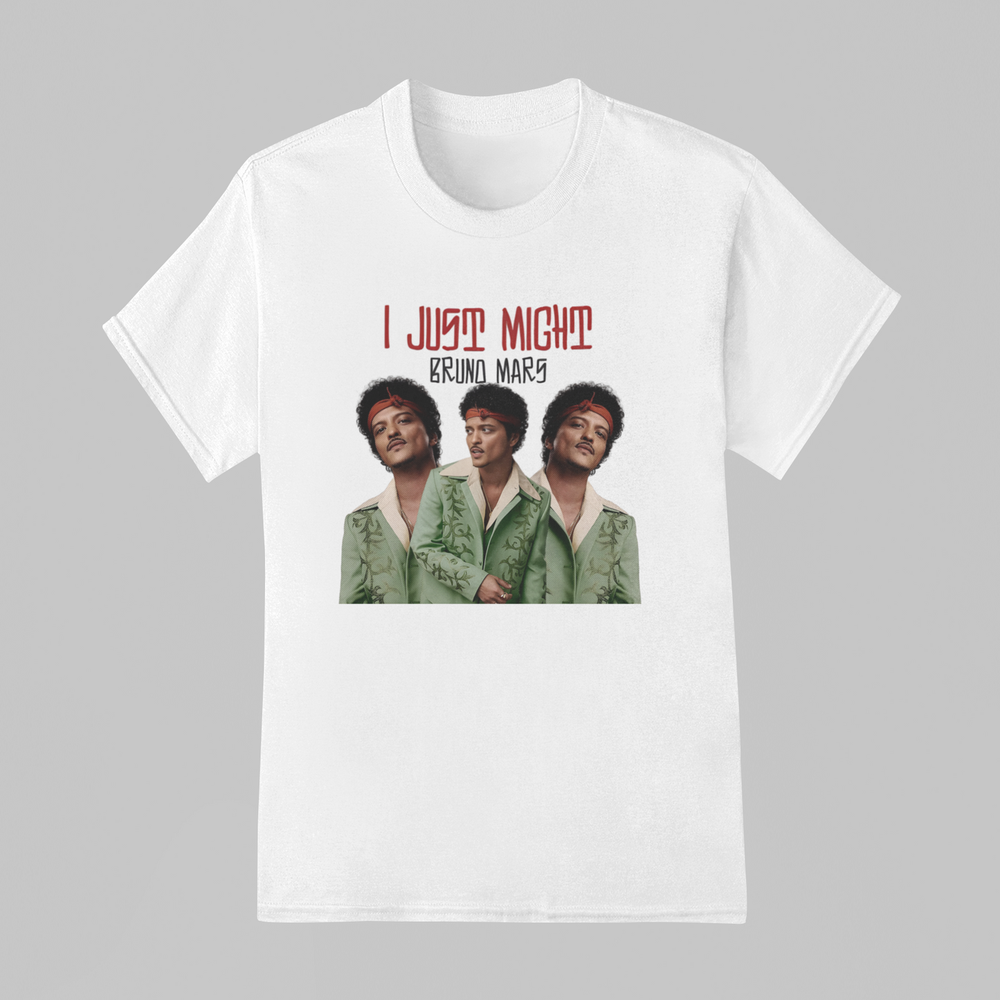 Camiseta Básica Bruno Mars I Just Might