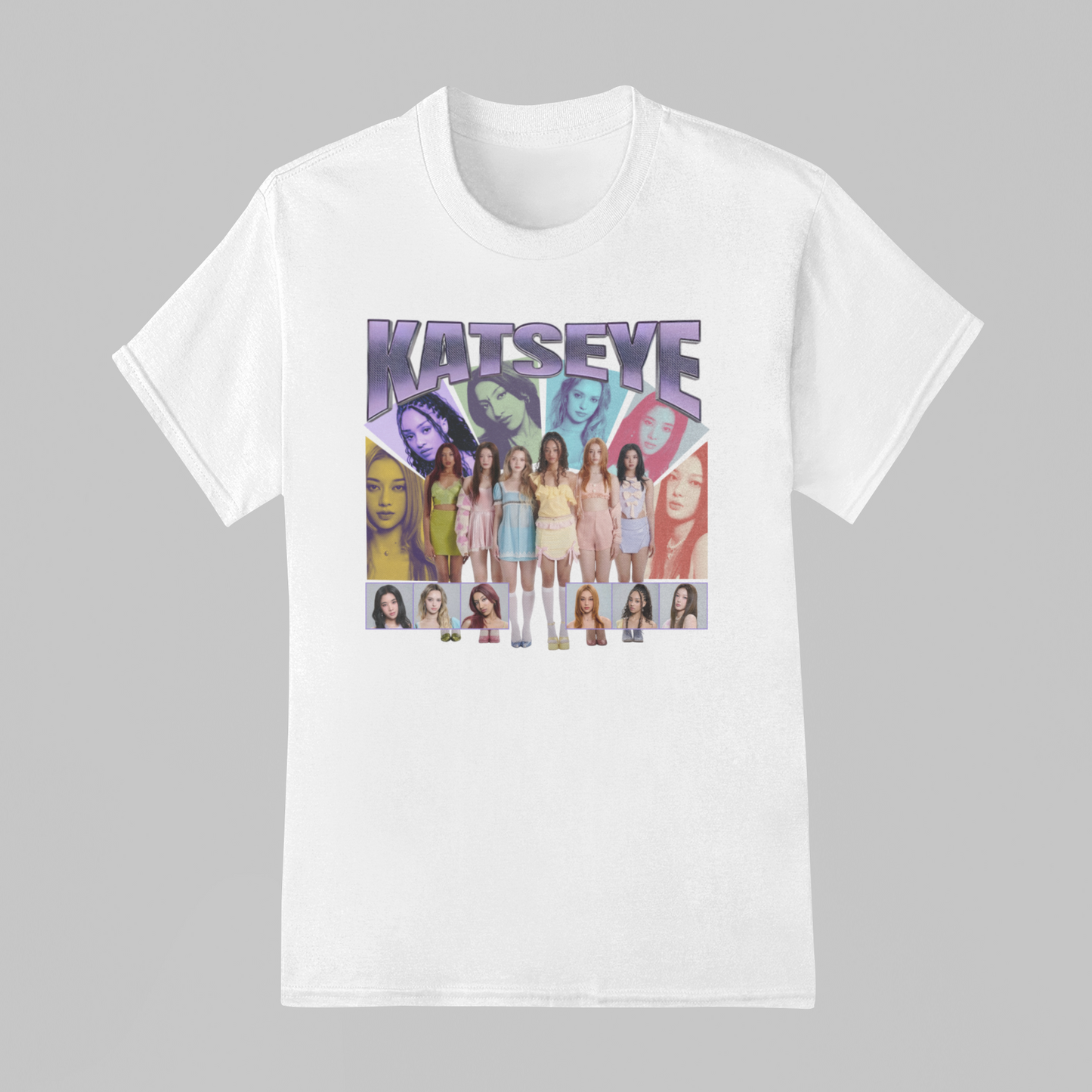 Camiseta Básica Katseye Collab Group