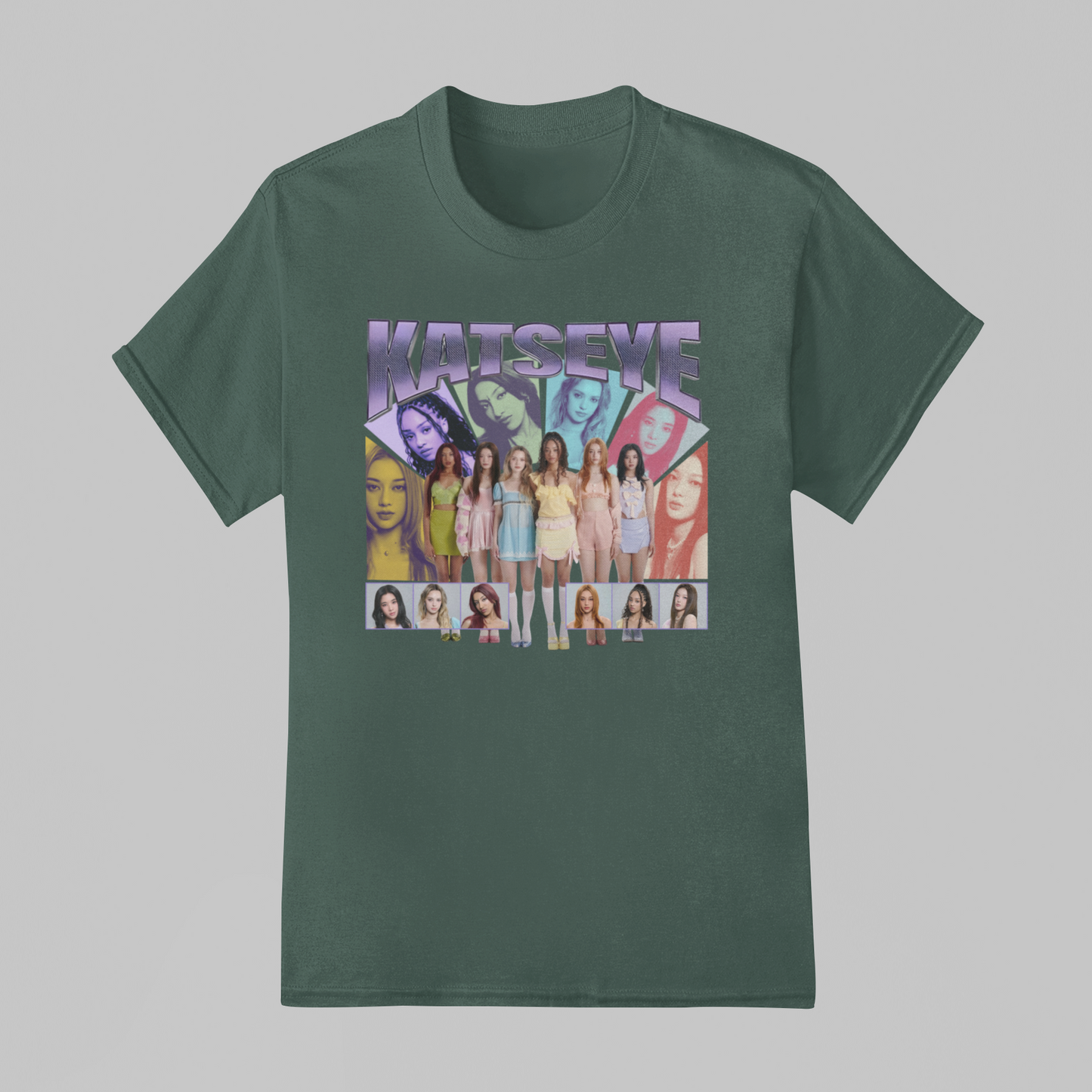 Camiseta Básica Katseye Collab Group