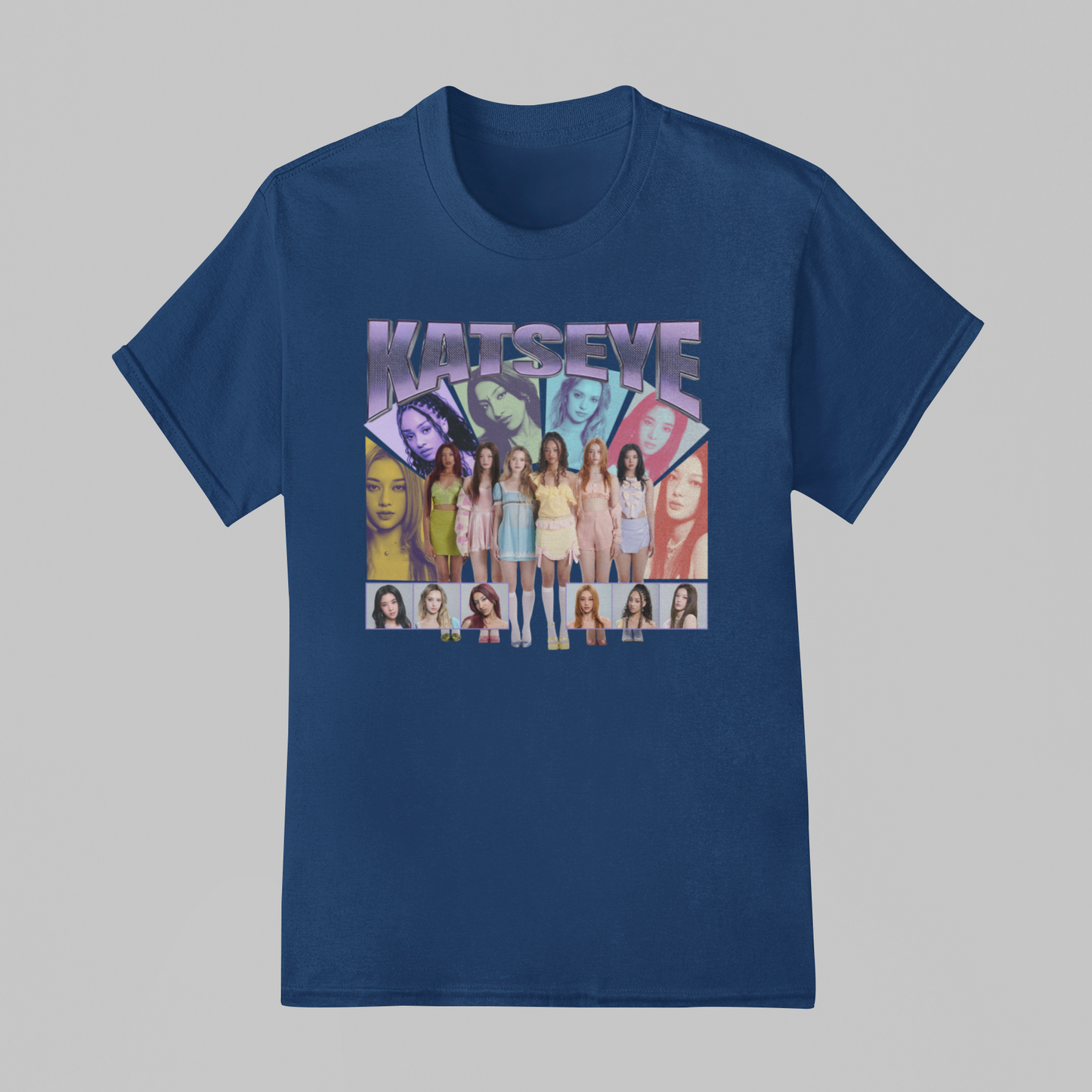 Camiseta Básica Katseye Collab Group