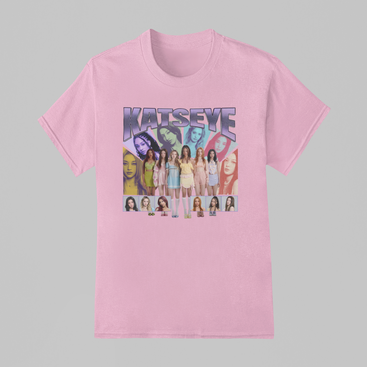 Camiseta Básica Katseye Collab Group