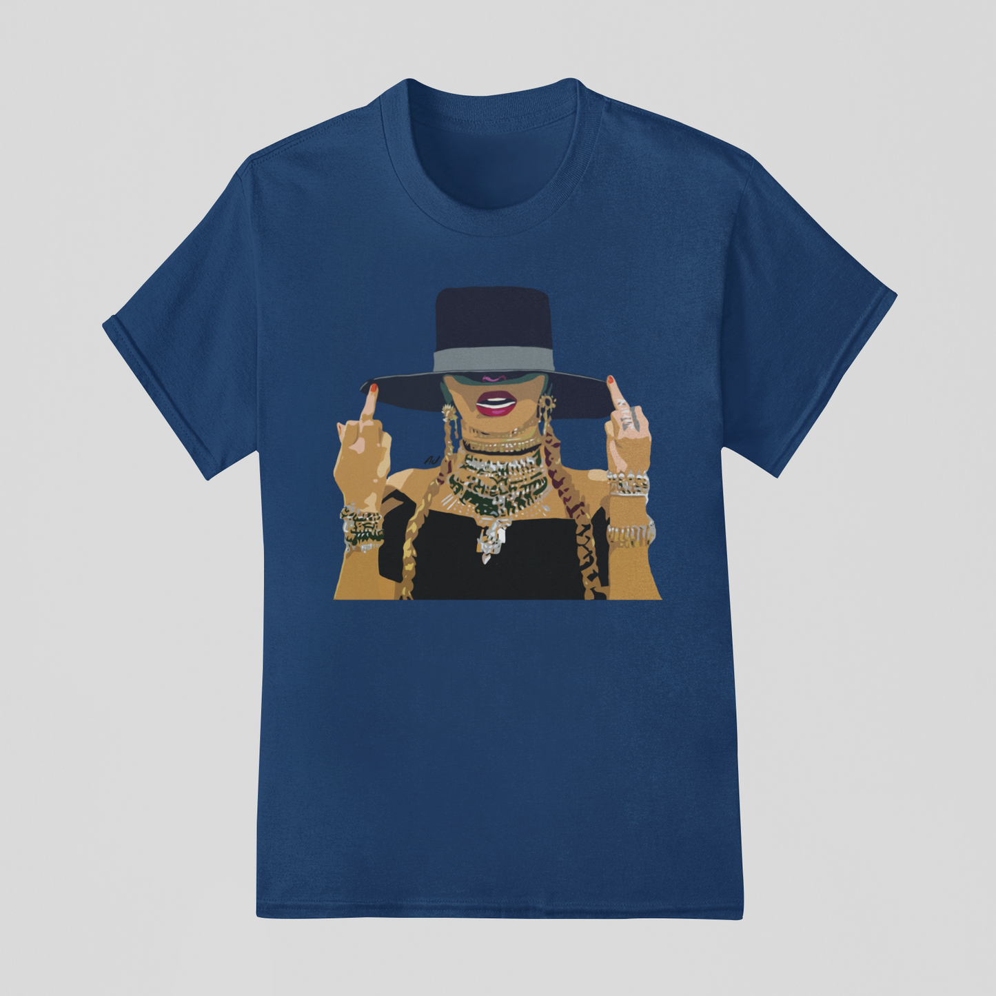 Camiseta Básica Beyonce Illustration