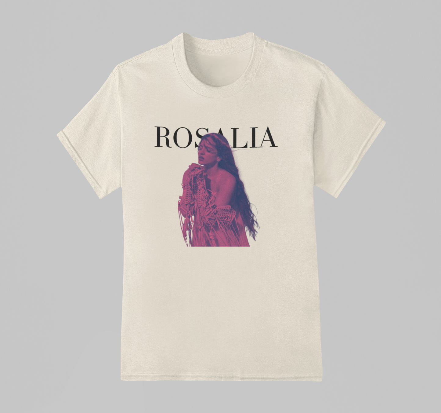 Camiseta Básica Rosalia Pink Graphic