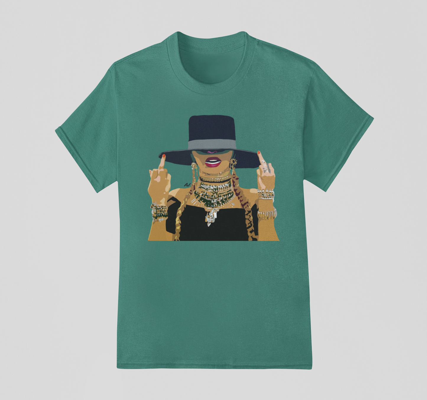 Camiseta Básica Beyonce Illustration