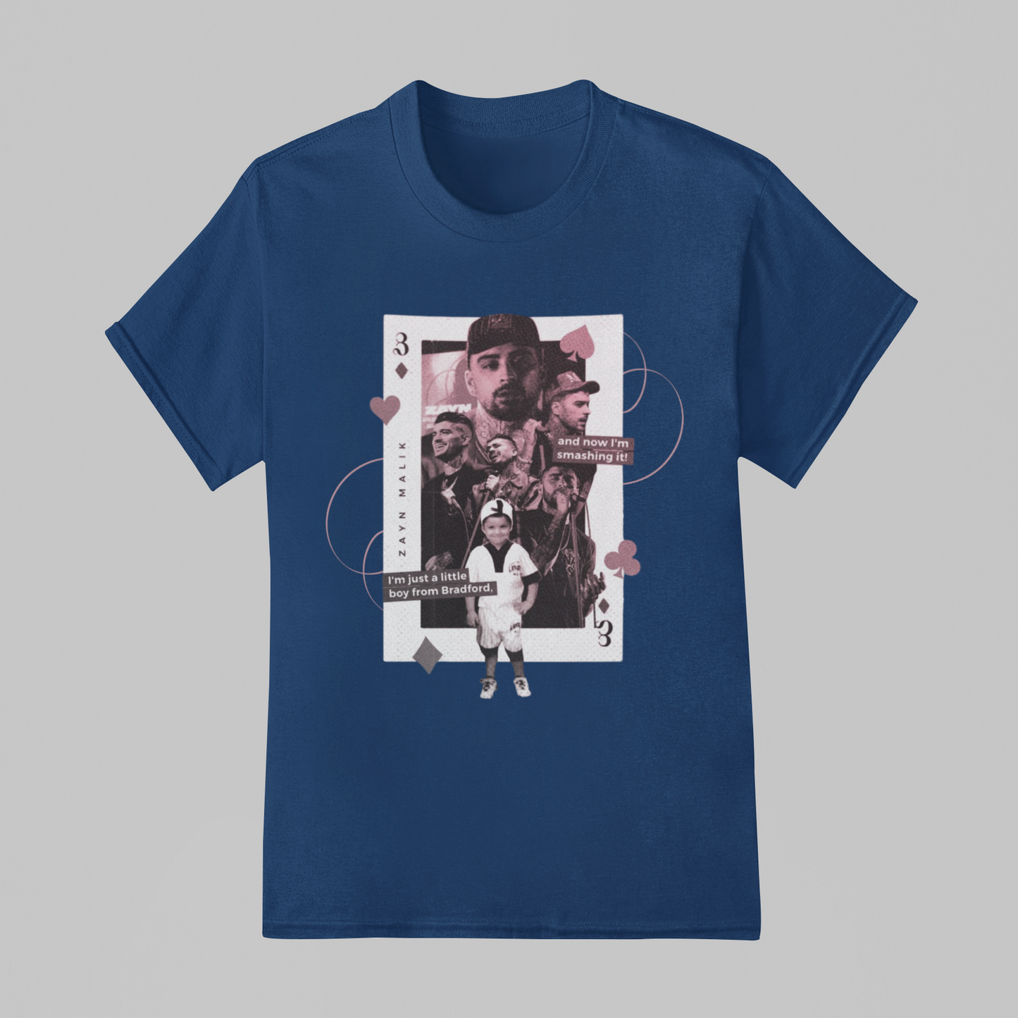 Camiseta Básica Zayn Malik Card