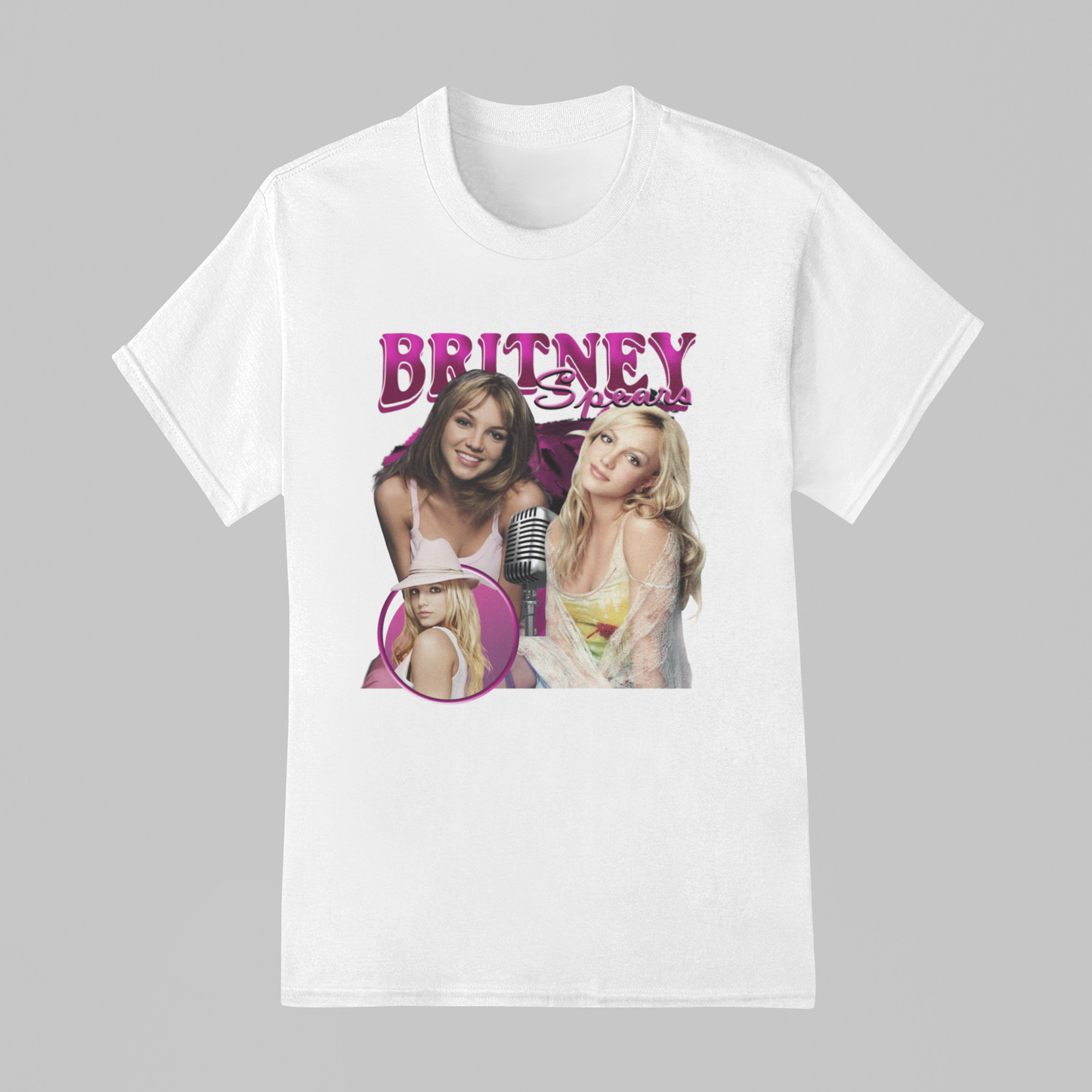 Camiseta Básica Britney Spears Singer