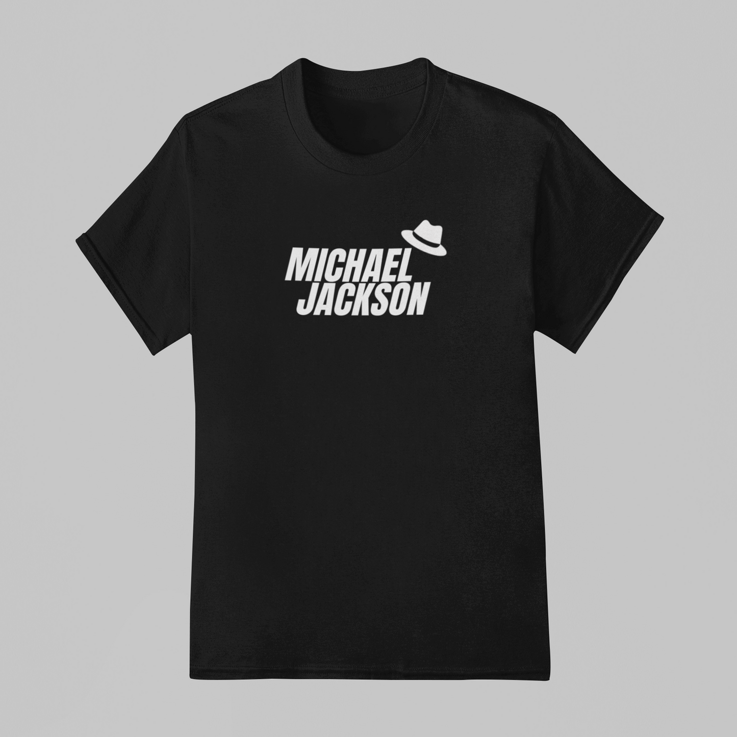 Camiseta Básica Michael Jackson Logo Name