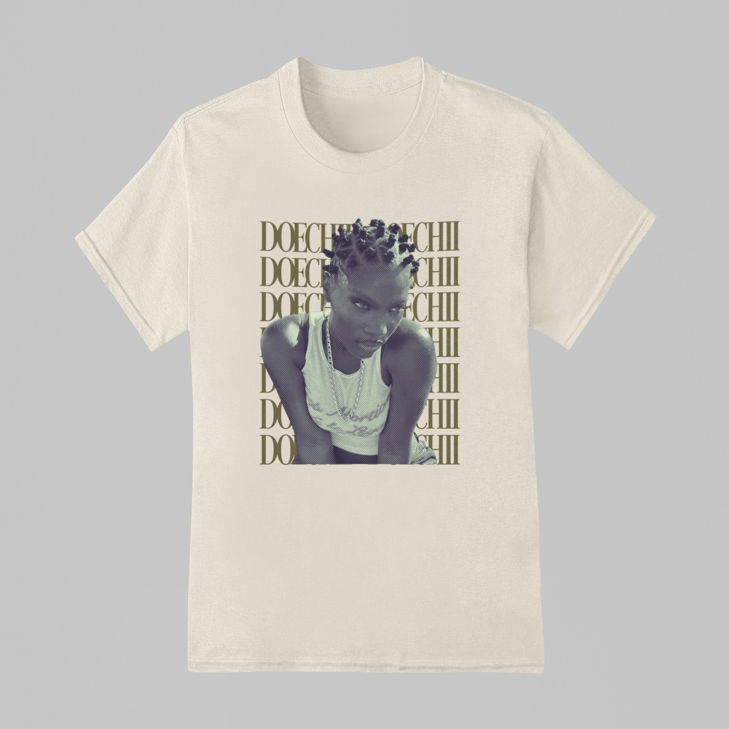 Camiseta Básica Doechii Photo Name