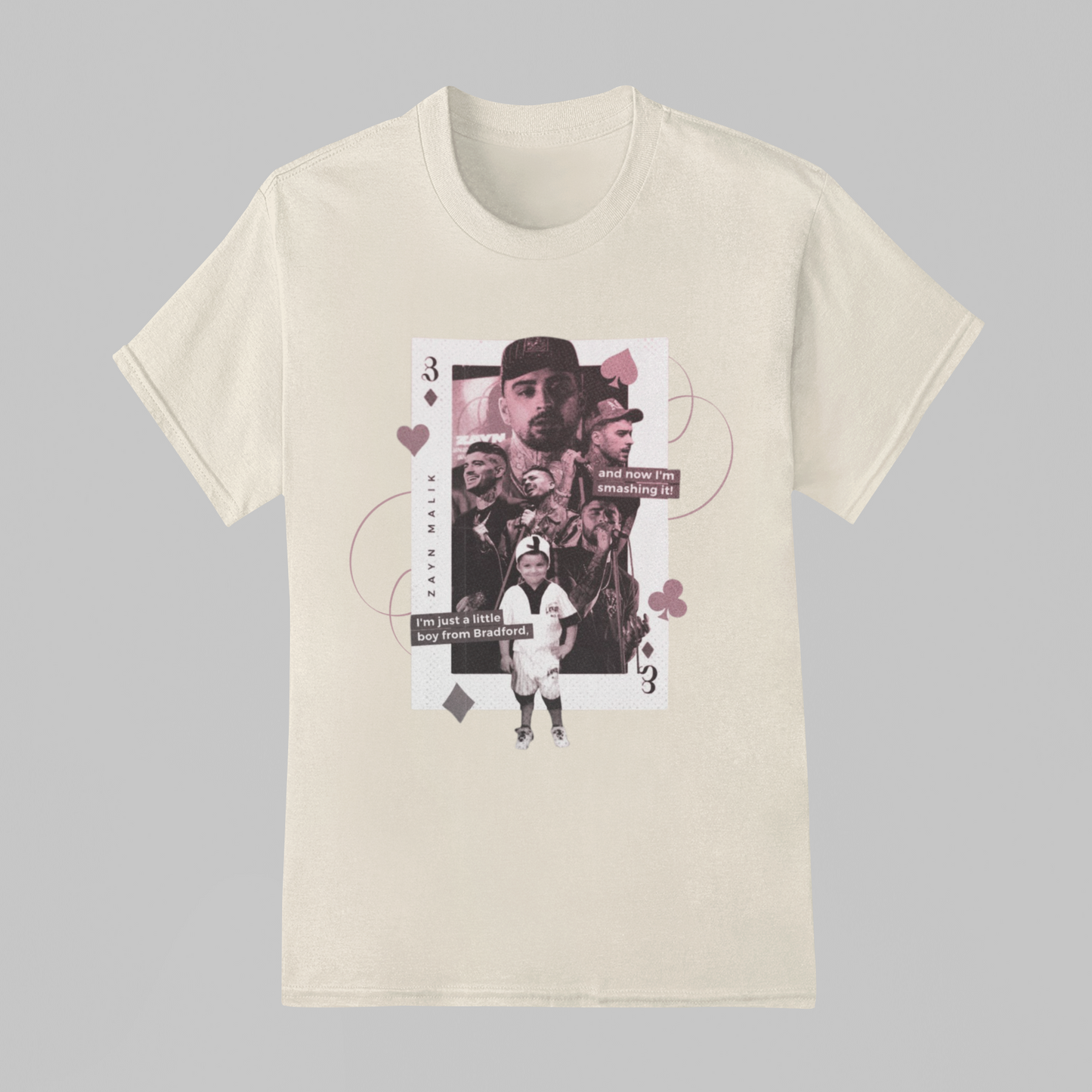 Camiseta Básica Zayn Malik Card