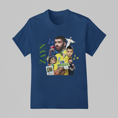Camiseta Básica Zayn Malik Live In Brazil