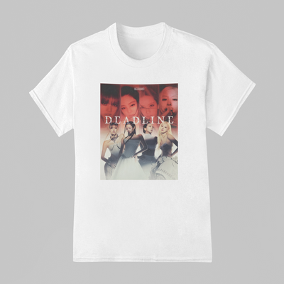 Camiseta Básica Blackpink Deadline Collab Photo